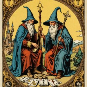 Combinação das cartas O Eremita e O Mago na vida financeira