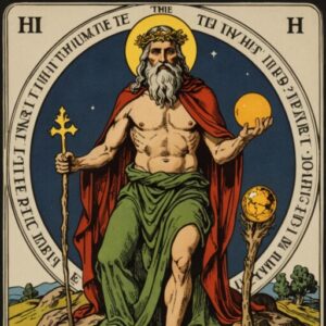Combinação das cartas O Eremita e O Mundo na saúde