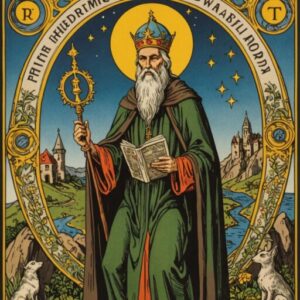 Combinação das cartas O Eremita e O Mundo na vida espiritual