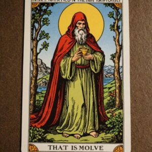 Combinação das cartas O Eremita e O Mundo no amor