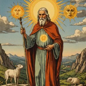 Combinação das cartas O Eremita e O Sol sobre decisões difíceis