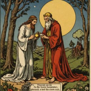 Combinação das cartas O Eremita e Os Enamorados na saúde