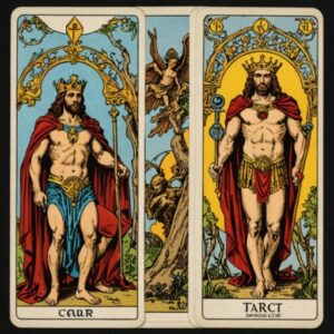 Combinação das cartas O Hierofante e A Força como conselho do dia
