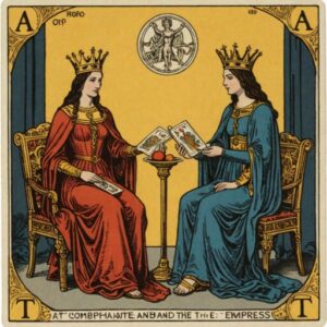 Combinação das cartas O Hierofante e A Imperatriz no trabalho
