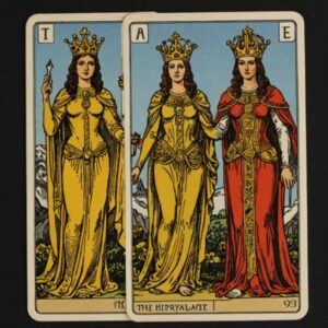 Combinação das cartas O Hierofante e A Imperatriz sobre o futuro