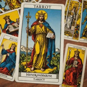 Combinação das cartas O Hierofante e A Justiça na vida espiritual