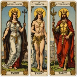 Combinação das cartas O Hierofante e A Justiça sobre decisões difíceis