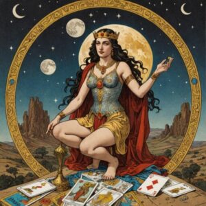 Combinação das cartas O Hierofante e A Lua sobre decisões difíceis