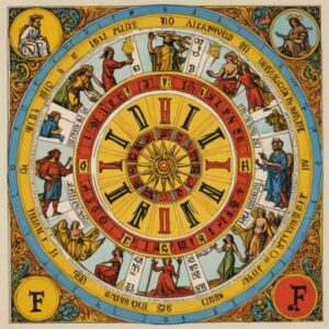 Combinação das cartas O Hierofante e A Roda da Fortuna como conselho do dia