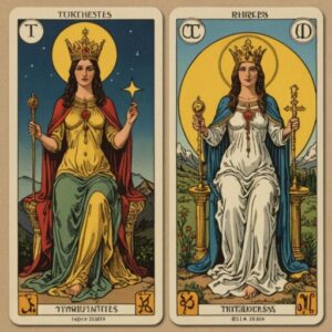 Combinação das cartas O Hierofante e A Sacerdotisa na vida espiritual
