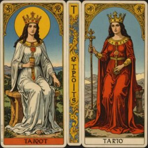 Combinação das cartas O Hierofante e A Sacerdotisa no trabalho