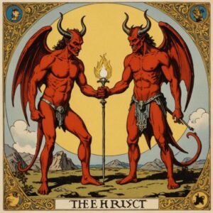 Combinação das cartas O Hierofante e O Diabo em relacionamentos