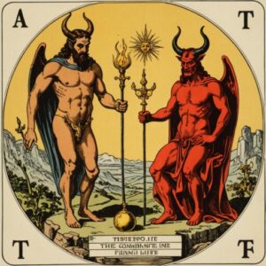 Combinação das cartas O Hierofante e O Diabo na vida financeira