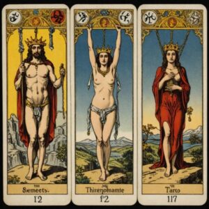 Combinação das cartas O Hierofante e O Enforcado na vida espiritual