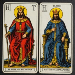 Combinação das cartas O Hierofante e O Imperador em relacionamentos