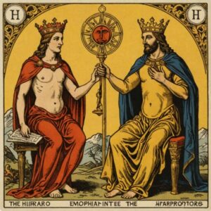Combinação das cartas O Hierofante e O Imperador na saúde