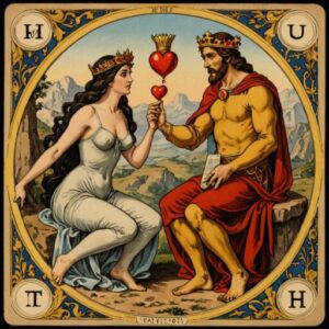 Combinação das cartas O Hierofante e O Louco no amor