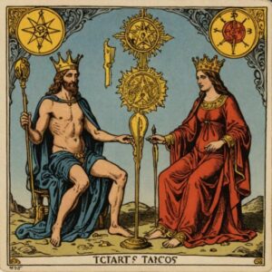 Combinação das cartas O Hierofante e O Louco sobre decisões difíceis