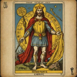 Combinação das cartas O Hierofante e O Louco sobre o futuro