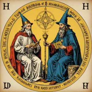 Combinação das cartas O Hierofante e O Mago como conselho do dia
