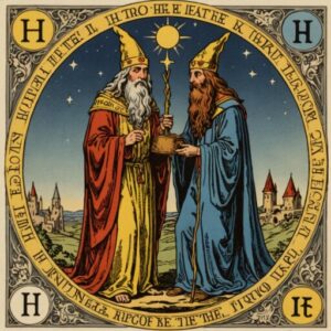 Combinação das cartas O Hierofante e O Mago no amor