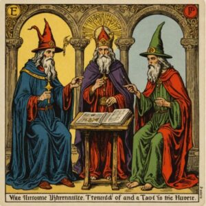Combinação das cartas O Hierofante e O Mago no trabalho