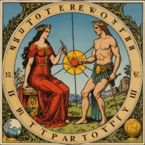 Combinação das cartas O Hierofante e O Mundo em relacionamentos