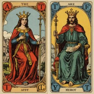 Combinação das cartas O Hierofante e Os Enamorados como conselho do dia