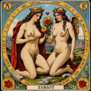 Combinação das cartas O Hierofante e Os Enamorados no amor
