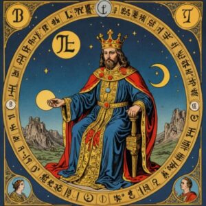 Combinação das cartas O Imperador e A Lua em momentos de transição