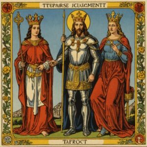 Combinação das cartas O Imperador e O Julgamento sobre o futuro