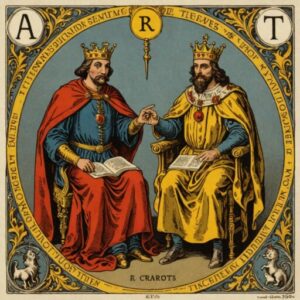 Combinação das cartas O Imperador e O Louco no trabalho