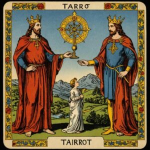 Combinação das cartas O Imperador e O Mundo em relacionamentos