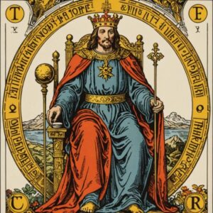 Combinação das cartas O Imperador e O Mundo na saúde