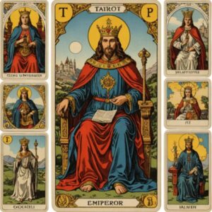 Combinação das cartas O Imperador e O Mundo na vida espiritual