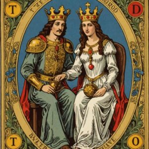 Combinação das cartas O Imperador e O Mundo no amor