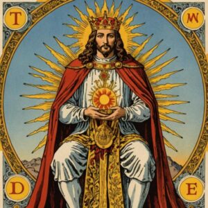 Combinação das cartas O Imperador e O Sol em momentos de transição