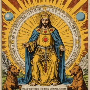 Combinação das cartas O Imperador e O Sol na vida espiritual