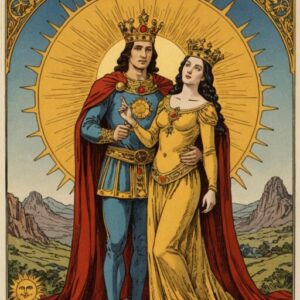 Combinação das cartas O Imperador e O Sol no amor