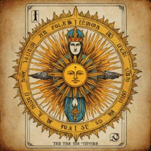 Combinação das cartas O Imperador e O Sol sobre o futuro