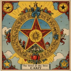 Combinação das cartas O Louco e A Estrela como conselho do dia