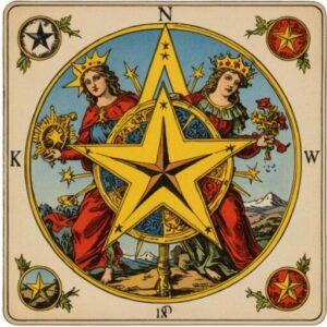 Combinação das cartas O Louco e A Estrela na saúde