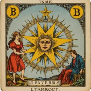 Combinação das cartas O Louco e A Estrela no trabalho