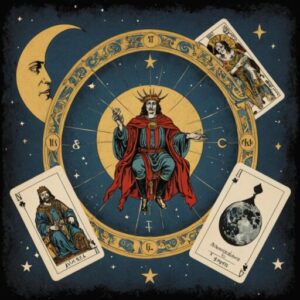 Combinação das cartas O Louco e A Lua em momentos de transição