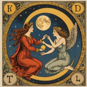 Combinação das cartas O Louco e A Lua no amor