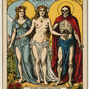 Combinação das cartas O Louco e A Morte na saúde