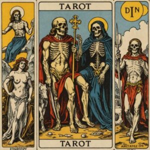 Combinação das cartas O Louco e A Morte na vida financeira