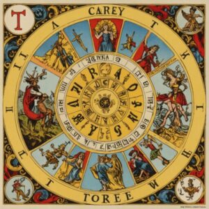 Combinação das cartas O Louco e A Roda da Fortuna como conselho do dia