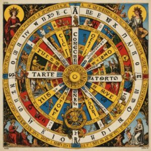 Combinação das cartas O Louco e A Roda da Fortuna em momentos de transição