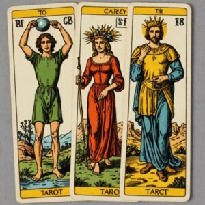 Combinação das cartas O Louco e A Temperança na vida financeira